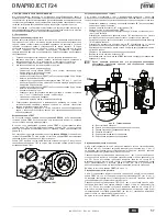 Preview for 57 page of Ferroli DIVAPROJECT F24 Instructions For Use, Installation And Maintenance