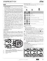 Preview for 63 page of Ferroli DIVAPROJECT F24 Instructions For Use, Installation And Maintenance