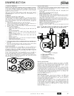 Preview for 77 page of Ferroli DIVAPROJECT F24 Instructions For Use, Installation And Maintenance