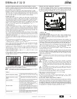 Preview for 41 page of Ferroli DIVAtech F 32 D Instructions For Use, Installation And Maintenance