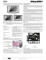 Preview for 28 page of Ferroli DIVAtop MICRO F Instructions For Use, Installation And Maintenance