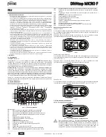 Preview for 70 page of Ferroli DIVAtop MICRO F Instructions For Use, Installation And Maintenance