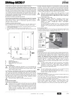 Preview for 73 page of Ferroli DIVAtop MICRO F Instructions For Use, Installation And Maintenance