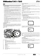 Preview for 31 page of Ferroli DOMIcondens F 24 D Instructions For Use, Installation And Maintenance