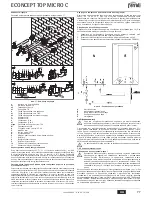 Preview for 77 page of Ferroli ECONCEPT TOP MICRO C Instructions For Use, Installation And Maintenance