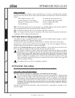 Preview for 14 page of Ferroli OPTIMAX HE PLUS 25 OV Instructions For Use, Installation And Maintenance