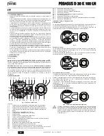 Preview for 2 page of Ferroli PEGASUS D 30 K 100 LN Instructions For Use, Installation And Maintenance