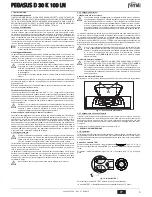 Preview for 5 page of Ferroli PEGASUS D 30 K 100 LN Instructions For Use, Installation And Maintenance