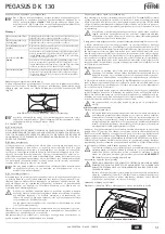 Preview for 51 page of Ferroli PEGASUS D 45 K 130 Instructions For Use, Installation And Maintenance