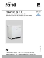 Preview for 1 page of Ferroli PEGASUS F2 N 2S Instructions For Use, Installation And Maintenance