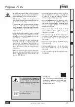 Preview for 25 page of Ferroli PEGASUS LN 2S Series Operating, Installation And Maintenance Manual