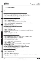 Preview for 40 page of Ferroli PEGASUS LN 2S Series Operating, Installation And Maintenance Manual