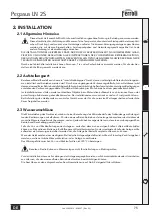 Preview for 75 page of Ferroli PEGASUS LN 2S Series Operating, Installation And Maintenance Manual