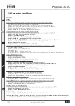 Preview for 132 page of Ferroli PEGASUS LN 2S Series Operating, Installation And Maintenance Manual