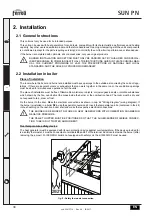 Preview for 38 page of Ferroli SUN P N Series Instructions For Use, Installation And Maintenence