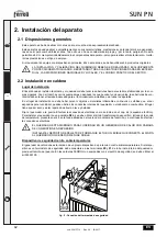 Preview for 62 page of Ferroli SUN P N Series Instructions For Use, Installation And Maintenence