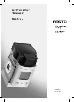 Preview for 1 page of Festo MS6-SFE N2I Series Operating Instructions Manual