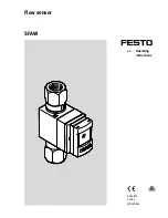 Festo SFAW Series Operating Instructions Manual preview