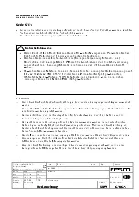 Preview for 1 page of Festo SFE3 Series Operating Instructions Manual