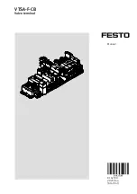 Preview for 1 page of Festo VTSA-F-CB Manual