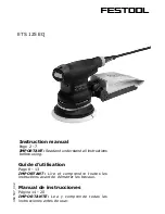 Festool ETS 125 EQ Instruction Manual preview