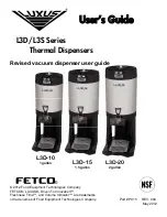 Fetco L3D Series User Manual preview