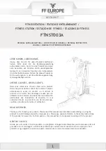 FF Europe physionics FTNST003 Original Instruction Manual preview