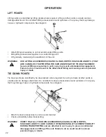 Preview for 22 page of FFC V-Snow Blade Operator'S Manual