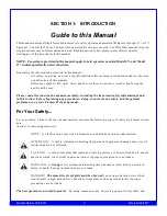 Preview for 3 page of FHM FH-25G Operations & Parts Manual