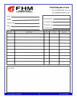 Preview for 34 page of FHM FH-25G Operations & Parts Manual