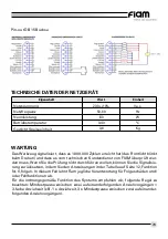 Preview for 73 page of FIAM. eTensil Use And Maintenance Manual