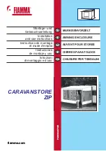 FIAMA CARAVANSTORE Zip Installation And Use Instructions And Warnings preview