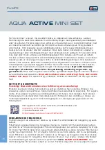 Preview for 36 page of Fiap Aqua Active Mini Set 1.000 Instruction Manual