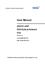 Preview for 1 page of FiberHome AN5121-4GP User Manual