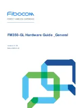 Preview for 1 page of Fibocom FM350-GL Hardware Manual