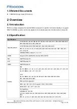 Preview for 8 page of Fibocom FM350-GL Hardware Manual