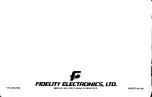 Preview for 33 page of Fidelity Electronics VSC Owner'S Manual