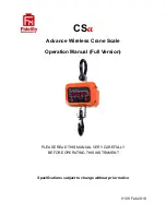 Fidelity Measurement CSa Operation Manual preview