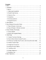 Preview for 3 page of Fidelity Measurement CSa Operation Manual