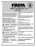 Preview for 1 page of Fiesta EZH24025-B403 Assembly Manual