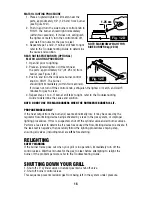 Preview for 16 page of Fiesta Outdoor Gas Barbeque / Grill Use And Care Manual