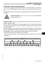 Preview for 57 page of Fimar CR400G1 Use And Maintenance