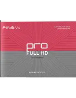 Fine Digital Finevu Pro Full HD User Manual preview