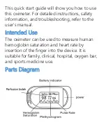 Preview for 2 page of FingerTip Pulse Oximeter Quick Start Manual