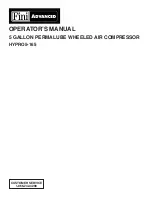 Preview for 26 page of Fini HYPRO5-165 Operator'S Manual