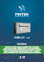 Preview for 1 page of Fintek OSLO 4.2 Installation Manual. Instructions For Use