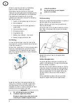 Preview for 6 page of FIORENTINI ASPIRIK Operating Instructions Manual