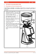 Preview for 19 page of Fiorenzato F4 EVO Installation, Use And Maintenance Manual