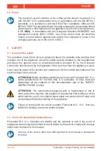 Preview for 56 page of Fiorenzato F4 EVO Installation, Use And Maintenance Manual