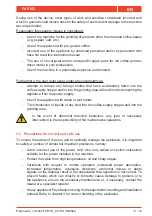 Preview for 57 page of Fiorenzato F4 EVO Installation, Use And Maintenance Manual